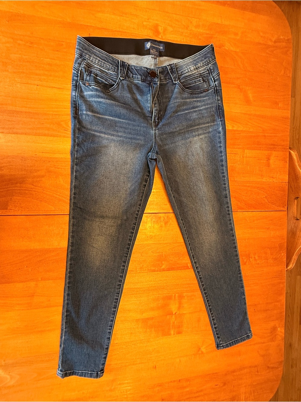 Democracy Slim Fit Skinny Jeans - Dark Blue Wash